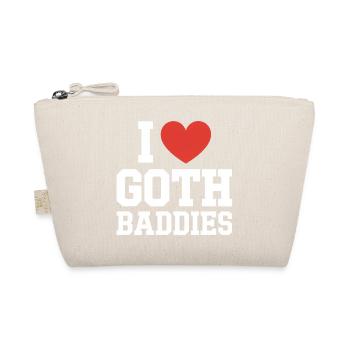 I Love Gothic Baddies - Organic Pouch - nature - Front