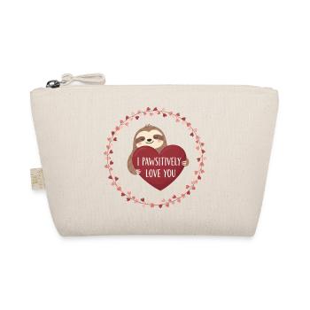 I Pawsitively Love You - Organic Pouch - nature - Front