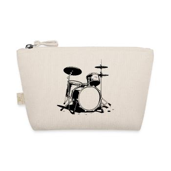 Drum Sketch - Organic Pouch - nature - Front