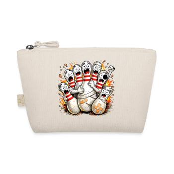 Des quilles de bowling drôles avec peur de la balle - Trousse biologique - nature - Devant
