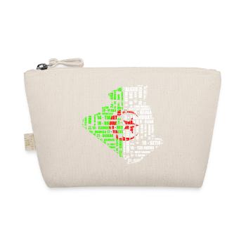 Carte d'Algérie en couleur drapeau et 48 wilayas - Bio-Täschchen - Natur - Vorne