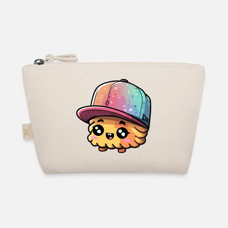 Casquette de sushi kawaii colorée Trousse biologique
