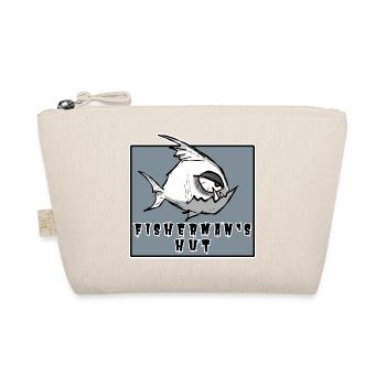 Funny Fisherman Motif in Cartoon Style, Fisherman - Organic Pouch - nature - Front