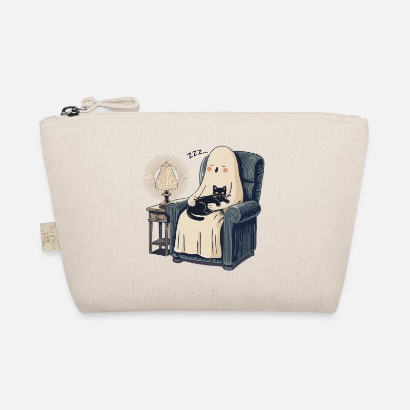 Fantôme du Chat du Vide endormi - Chat noir douillet et effrayant Trousse biologique