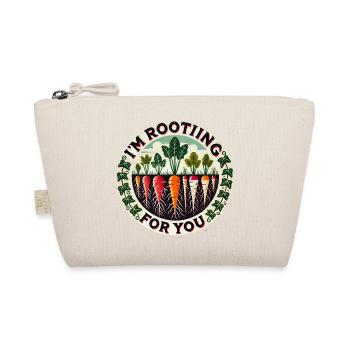 Rootin' Carrot Patch Round - Organic Pouch - nature - Front