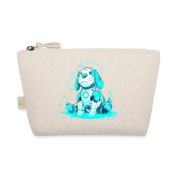 Chien Robo néon dans la poutre cyan - Trousse biologique - nature - Devant