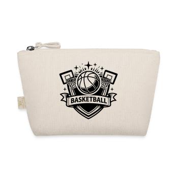 Basketball Crest - Organic Pouch - nature - Front