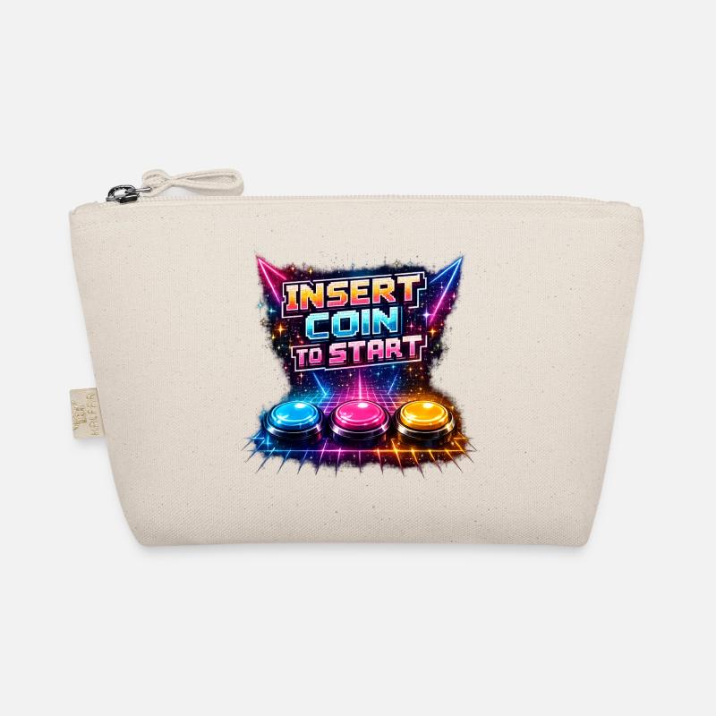 Retro Arcade Neon – Insérer la pièce Trousse biologique