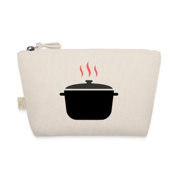 Kochtopf Dampf Kochen - Bio-Täschchen - Natur - Vorne