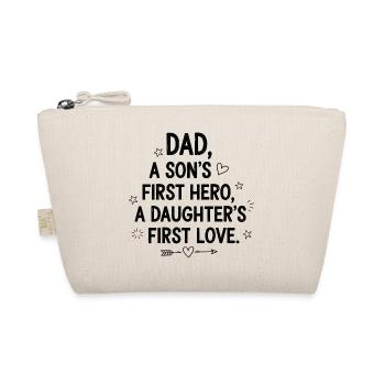 Premier héros du père le fils Première fille amoureuse - Trousse biologique - nature - Devant