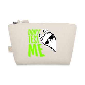 Ne me teste pas Lama Citation drôle coquine Logo - Trousse biologique - nature - Devant