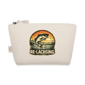 Angeln Geschenk Mann Angler Papa Re Lachs - Bio-Täschchen - Natur - Vorne