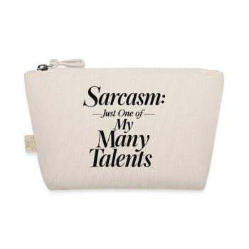 Sarcasm just one of my many talents - Organic Pouch - nature - Front