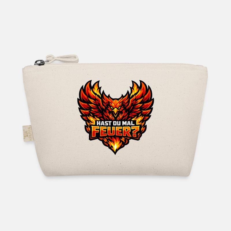 Hast du Mal Feuer Phönix - Makaberer Spruch Bio-Täschchen