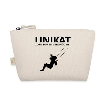 UNIKAT – Pures Vergnügen - Bio-Täschchen - Natur - Vorne