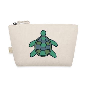 Geometrische Muschelschildkröte - Bio-Täschchen - Natur - Vorne