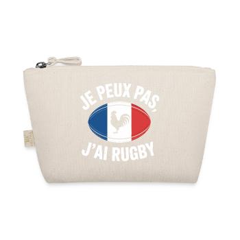 Je Peux Pas J'ai Rugby - Trousse biologique - nature - Devant
