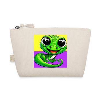 Gecko - Organic Pouch - nature - Front