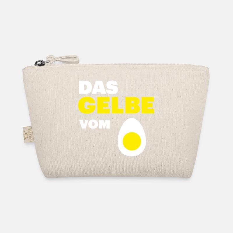 Hühner Fans -  Hahn - Gockel - Eigelb Bio-Täschchen