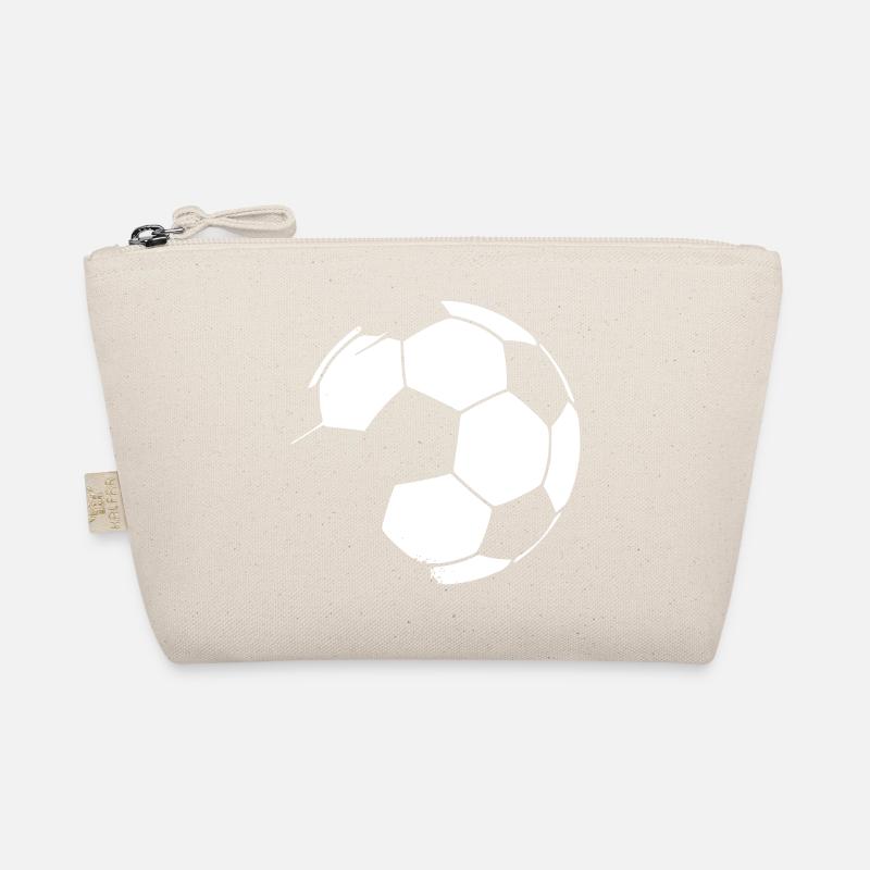 Fußball Used Look Grunge Bio-Täschchen