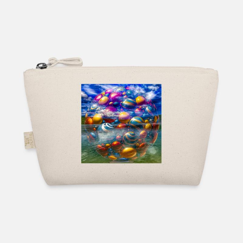 Colorful bubble bowl Organic Pouch