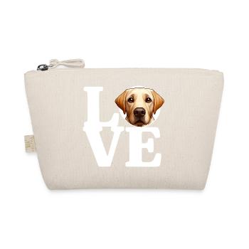 ADORE Labrador Retriever Chien Amoureux des Chiens Drôle - Trousse biologique - nature - Devant