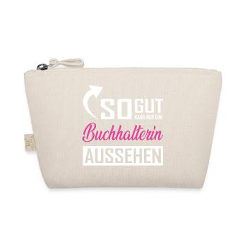 So gut kann nur eine Buchhalterin aussehen - Bio-Täschchen - Natur - Vorne