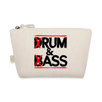Drum & Bass / Rum & Ass Drummer Band Musik - Bio-Täschchen - Natur - Vorne
