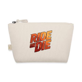 Ride or Die Typografie - Bio-Täschchen - Natur - Vorne