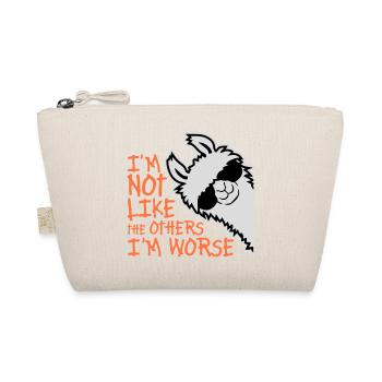 Lunettes de soleil Lama Pas Comme les Autres, Je suis Pire - Trousse biologique - nature - Devant