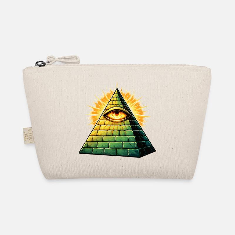 illuminati-pyramide Bio-Täschchen
