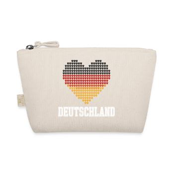 Germany Heart Gradient - Organic Pouch - nature - Front