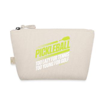 Joueur de pickleball trop paresseux pour le tennis pickleball - Trousse biologique - nature - Devant