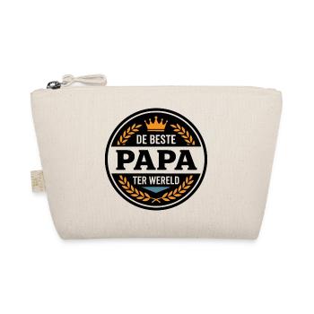 Leuk Vaderdag Shirt, Hoodie Beste Papa - Bio-Täschchen - Natur - Vorne