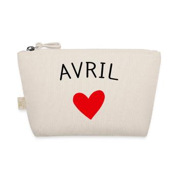 Future maman Avril – Bébé en route ❤️ - Trousse biologique - nature - Devant