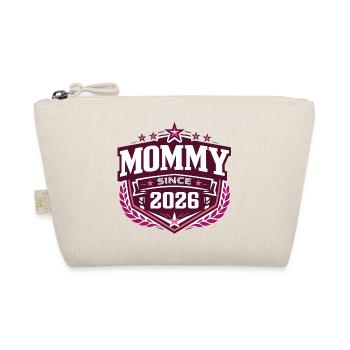 Mommy Since 2026 – Proud New Mom Design - Organic Pouch - nature - Front