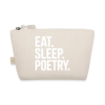 Eat Sleep Poetry Tee - Organic Pouch - nature - Front