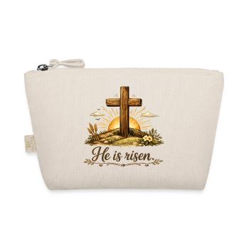 he is risen - Organic Pouch - nature - Front