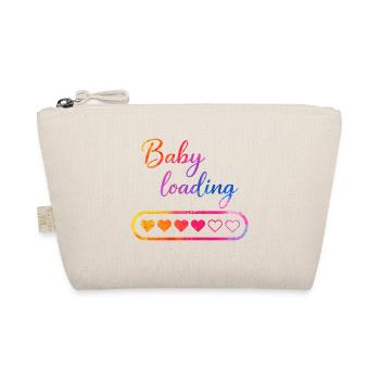 Cœur de chargement de bébé - Trousse biologique - nature - Devant