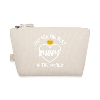 Beste Mama der Welt Geschenkhemd - Bio-Täschchen - Natur - Vorne