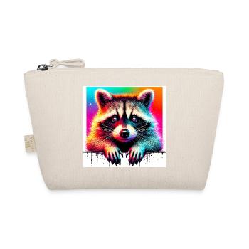 Raccoon - Organic Pouch - nature - Front