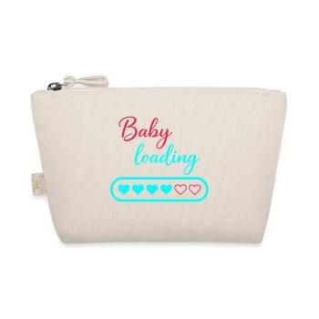Cœurs néon de chargement de bébé - Trousse biologique - nature - Devant