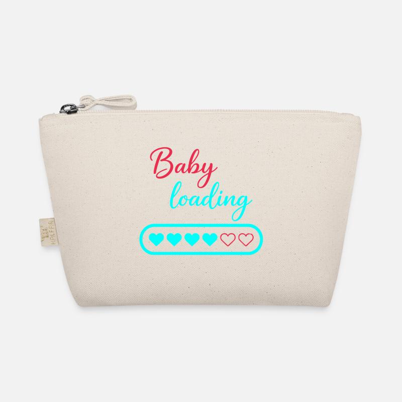 Baby Loading Neon Hearts Bio-Täschchen