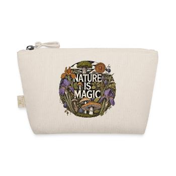Nature Is Magic: Pilze & Flora Circle - Bio-Täschchen - Natur - Vorne