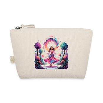 Colorful Magic World Dream Dancer Princess - Organic Pouch - nature - Front