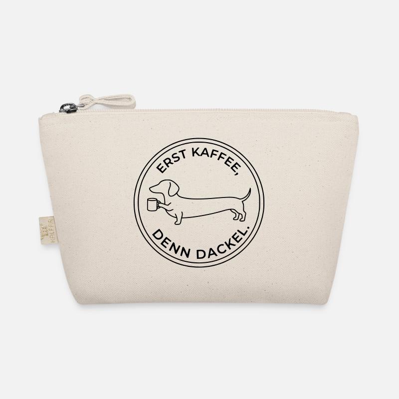 erst kaffee denn dackel Bio-Täschchen