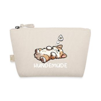 Hundemüde Corgi Corgis Welsh Corgi Corgibesitzer  - Bio-Täschchen - Natur - Vorne