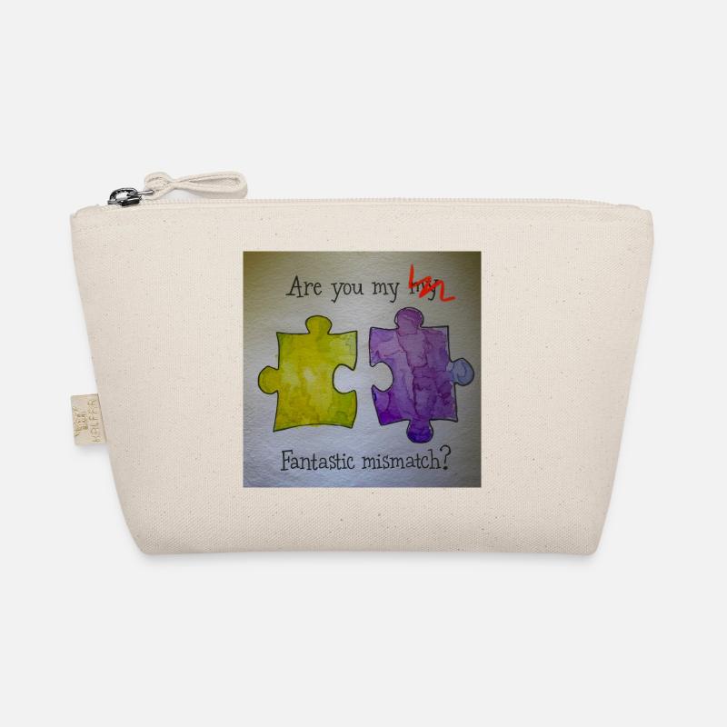 Fantastic mismatch puzzle pieces Organic Pouch