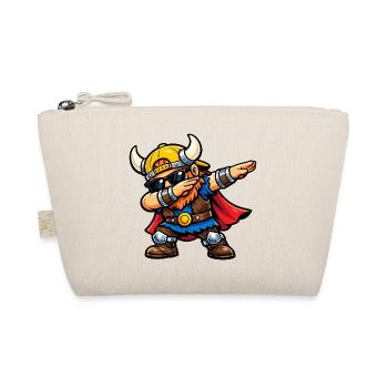Dabbing Viking - Organic Pouch - nature - Front