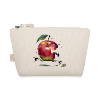 Colorful apple with ants - Organic Pouch - nature - Front